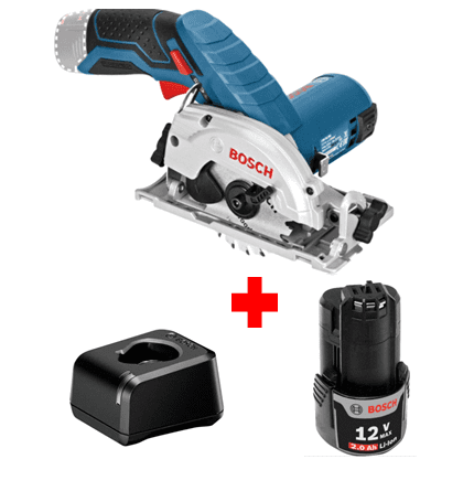 Sierra circular 12v-26+bateria 12vmax 2ah+cargador - Ferricentro