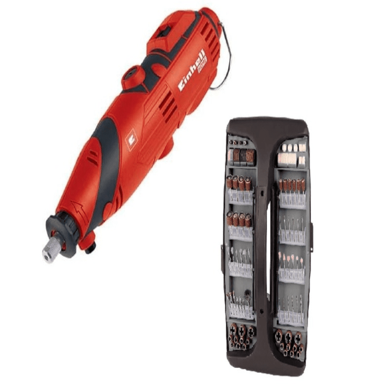 Mototool eléctrico 135w con eje flexible y 189 piezas