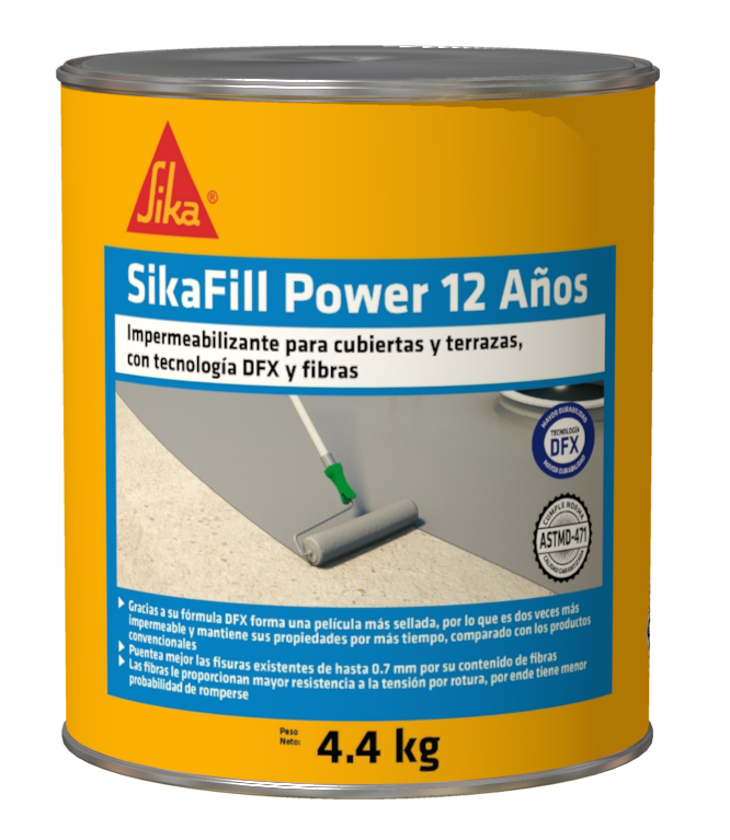 Sikafill power 12 / gris impermeabilizante cubiertas