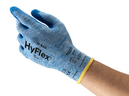 pimienta Petrificar ornamento Guante hyflex t-10 recubierto nitrilo/nylon azul - Ferricentro