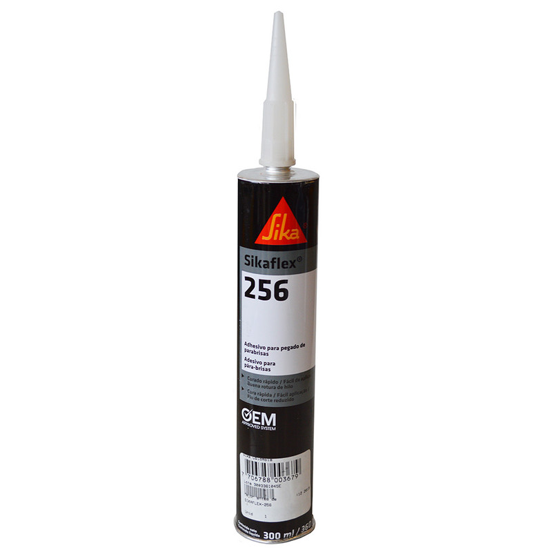 Sikaflex-256, adhesivo negro poliuretano, 300ml