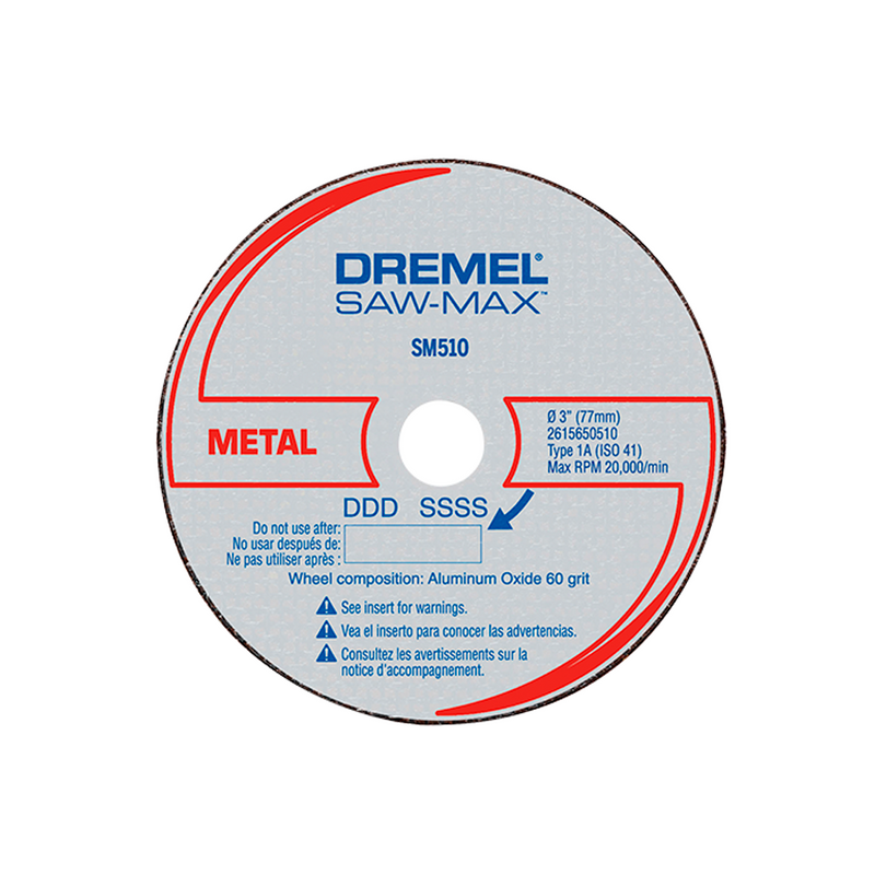 Disco de 3 para corte de metal, cobre, aluminio (3und